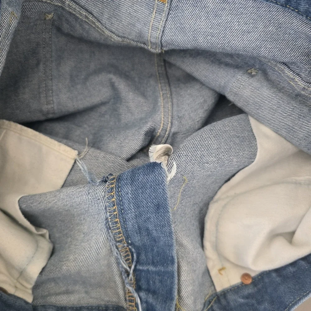 Lee Riders Jeans Mens 38x29 VTG USA 1980s Talon Zipper Union Made Medium Wash